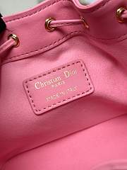 Okify Dioriviera Small Dior Jolie Bucket Bag Pink  17x16x9cm - 2