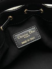 	 Okify Dioriviera Small Dior Jolie Bucket Bag Black 17x16x9cm - 4