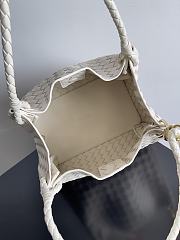 	 Okify Bottega Veneta Large Parachute In White 30*26*20cm - 3