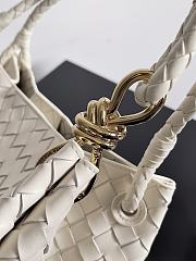 	 Okify Bottega Veneta Large Parachute In White 30*26*20cm - 5