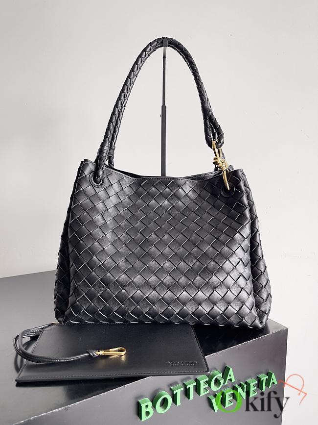 	 Okify Bottega Veneta Large Parachute In Black 30*26*20cm - 1