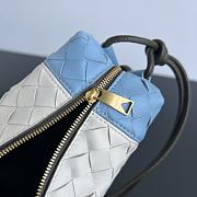 Okify Bottega Veneta Small Loop Camera Bag White and Blue 22x15.5x9 - 3