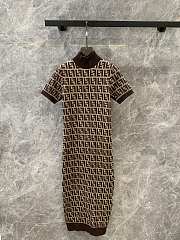 	 Okify Fendi Long Dress SML - 1