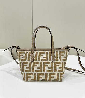 	 Okify Fendi Roll Mini Brown 15.5x11x13cm