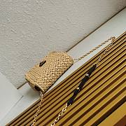 Okify Prada Crochet shoulder bag beige  - 3