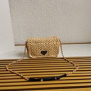 Okify Prada Crochet shoulder bag beige  - 2