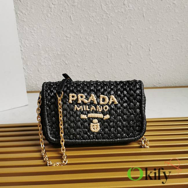 	 Okify Prada Crochet shoulder bag Black - 1