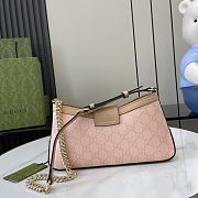 Okify Gucci Padlock Small Shoulder Bag Dusty Pink Leather 26.5x 13.5x 4.5 - 4