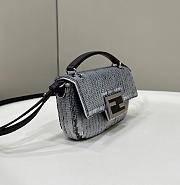 Okify Fendi Sequin Baguette Size 18cm - 2