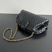 Okify Bottega Veneta Teen Lauren 1980 With Chain Black 31.5x16.5x11cm - 4