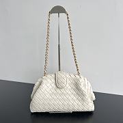 	 Okify Bottega Veneta Teen Lauren 1980 With Chain white 31.5x16.5x11cm - 1