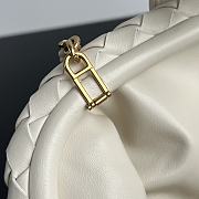 	 Okify Bottega Veneta Teen Lauren 1980 With Chain white 31.5x16.5x11cm - 3