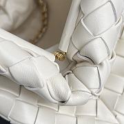 	 Okify Bottega Veneta Teen Lauren 1980 With Chain white 31.5x16.5x11cm - 2