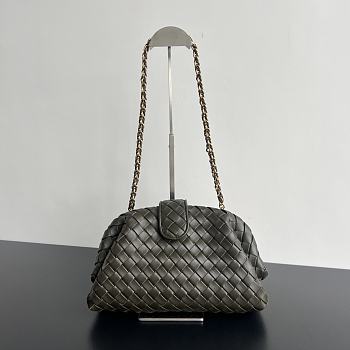 	 Okify Bottega Veneta Teen Lauren 1980 With Chain Kaki 31.5x16.5x11cm