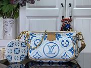 	 Okify Louis Vuitton Multi Pochette Accessoires M25374 Blue  - 1