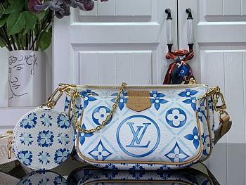 	 Okify Louis Vuitton Multi Pochette Accessoires M25374 Blue 