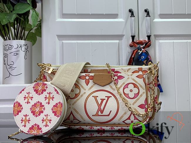 	 Okify Louis Vuitton Multi Pochette Accessoires M25374 Pink - 1