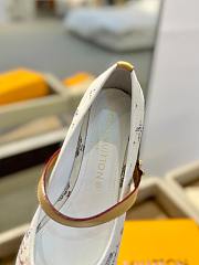 Okify LV Romy Doll Shoes 1ACSGB White size 35-40 - 4