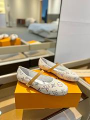 Okify LV Romy Doll Shoes 1ACSGB White size 35-40 - 5