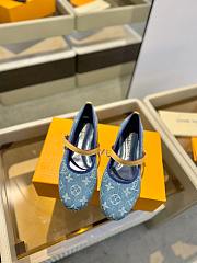 	 Okify LV Romy Doll Shoes Dark Blue Size 35-40 - 1