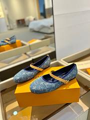 	 Okify LV Romy Doll Shoes Dark Blue Size 35-40 - 4