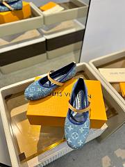 	 Okify LV Romy Doll Shoes Dark Blue Size 35-40 - 2