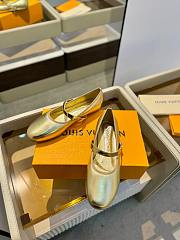 	 Okify LV Romy Doll Shoes Gold Size 35-40 - 2