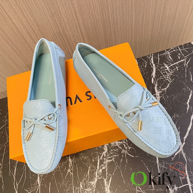 	 Okify LV Gloria Loafers Light Blue Size 35-40 - 1