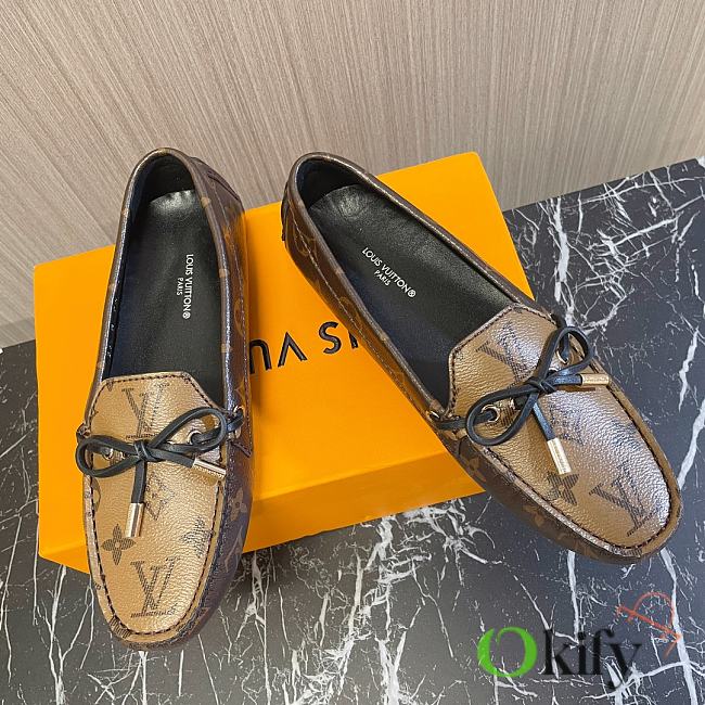 	 Okify LV Gloria Loafers Light Brown Size 35-40 - 1