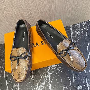 	 Okify LV Gloria Loafers Light Brown Size 35-40