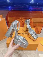 	 Okify Louis Vuitton High Heel Silver 12cm - 1