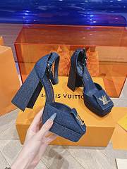 	 Okify Louis Vuitton High Heel Blue 12cm - 1