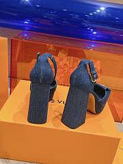 	 Okify Louis Vuitton High Heel Blue 12cm - 4