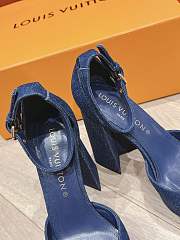 	 Okify Louis Vuitton High Heel Blue 12cm - 3