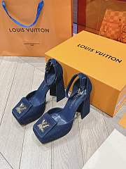 	 Okify Louis Vuitton High Heel Blue 12cm - 2