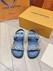 	 Okify LV Sunset Flat Comfort Sandals Blue 35-41 - 1