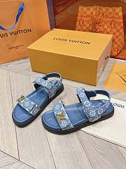 	 Okify LV Sunset Flat Comfort Sandals Blue 35-41 - 5