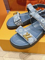 	 Okify LV Sunset Flat Comfort Sandals Blue 35-41 - 3