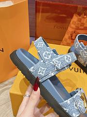 	 Okify LV Sunset Flat Comfort Sandals Blue 35-41 - 2