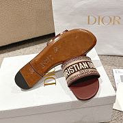 Okify Dior Dway Slide Burgundy Oval 34-43 - 4