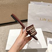 Okify Dior Dway Slide Burgundy Oval 34-43 - 3