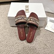 Okify Dior Dway Slide Burgundy Oval 34-43 - 2