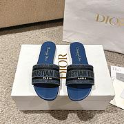 	 Okify Dior Dway Slide Blue Oval 34-43 - 1