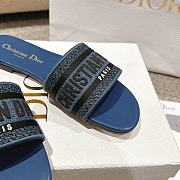 	 Okify Dior Dway Slide Blue Oval 34-43 - 5