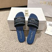 	 Okify Dior Dway Slide Blue Oval 34-43 - 2