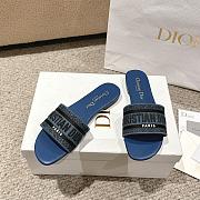 	 Okify Dior Dway Slide Blue Oval 34-43 - 4