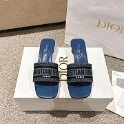 	 Okify Dior Dway Slide Blue Square 34-43 - 1