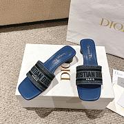 	 Okify Dior Dway Slide Blue Square 34-43 - 6