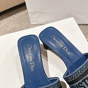 	 Okify Dior Dway Slide Blue Square 34-43 - 3