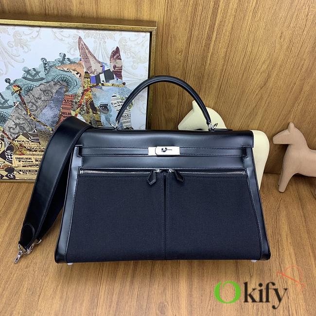 	 Okify Hermes Kelly lakis 40cm box 40x33x14cm - 1